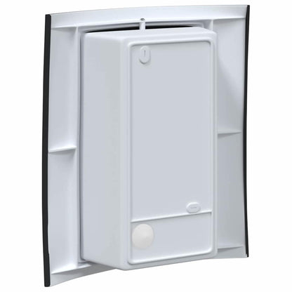 Lampada da Parete Esterna 2 pcs Nero 23.5 x 9 x 26 cm