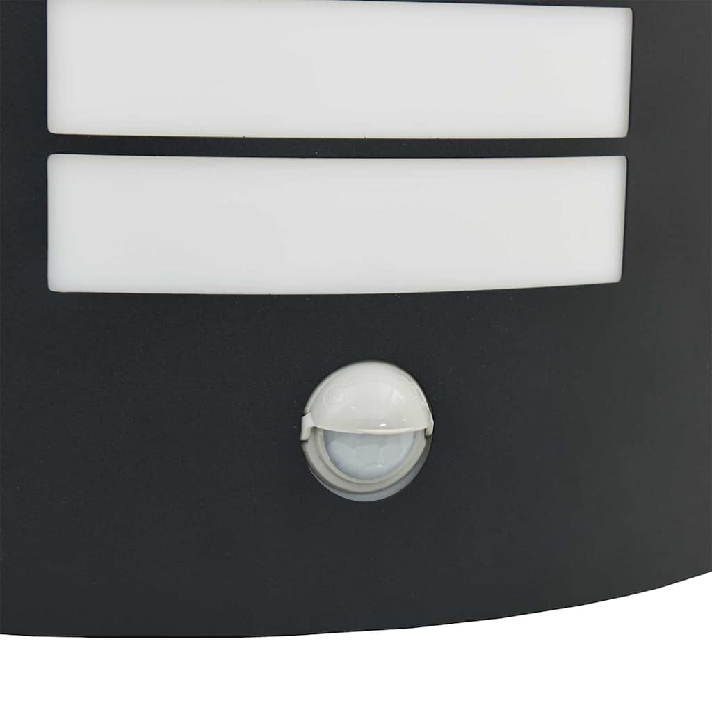 Lampada da Parete Esterna 2 pcs Nero 23.5 x 9 x 26 cm | homemem39