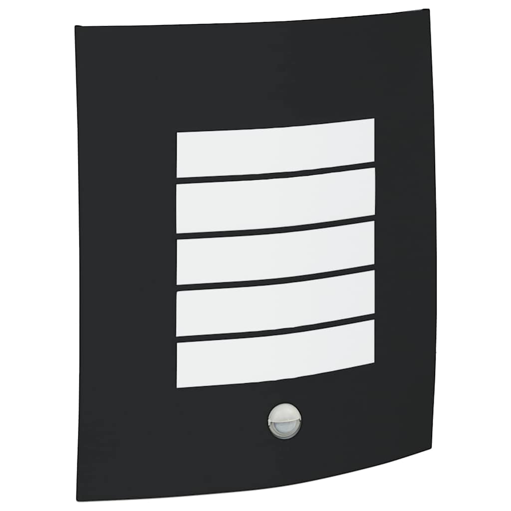 Lampada da Parete Esterna 2 pcs Nero 23.5 x 9 x 26 cm