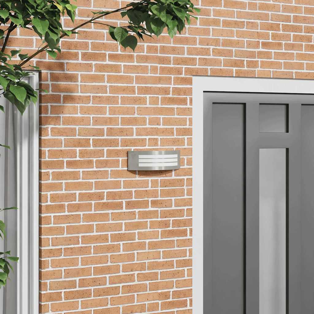 Lampada da Parete Esterna Argento 32 x 10 x 10 cm - homemem39