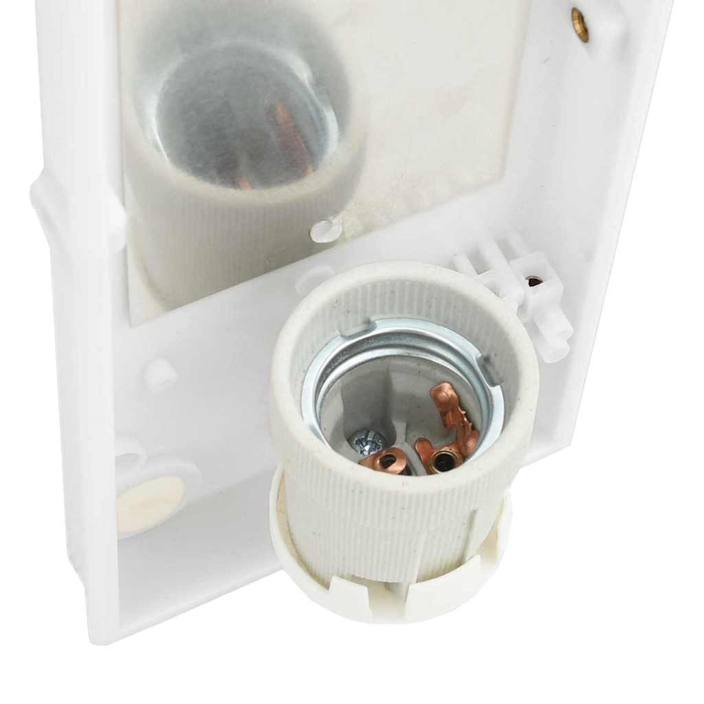 Lampade da Parete Esterne 2 pcs Argento 32 x 10 x 10 cm - homemem39