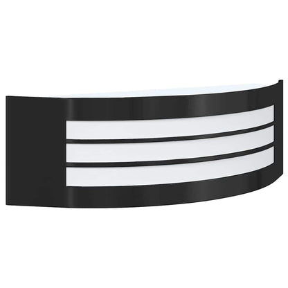 Lampade da Parete Esterne 2 pcs Nero 32 x 10 x 10 cm - homemem39