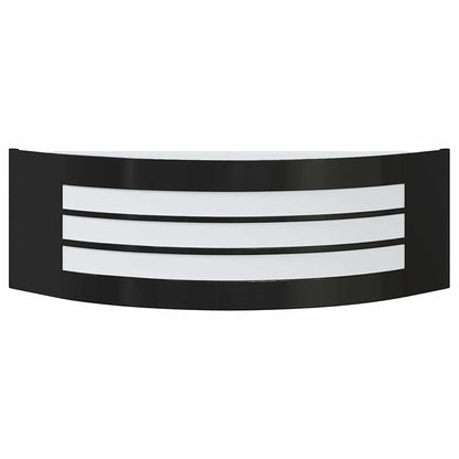 Lampade da Parete Esterne 2 pcs Nero 32 x 10 x 10 cm - homemem39