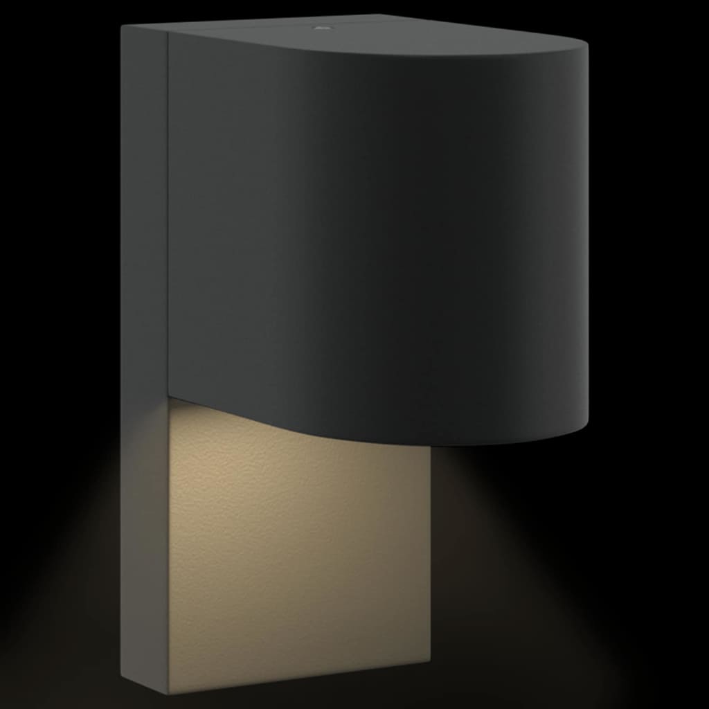 Lampada da Parete Esterna Nero 12 x 7 x 15 cm | homemem39