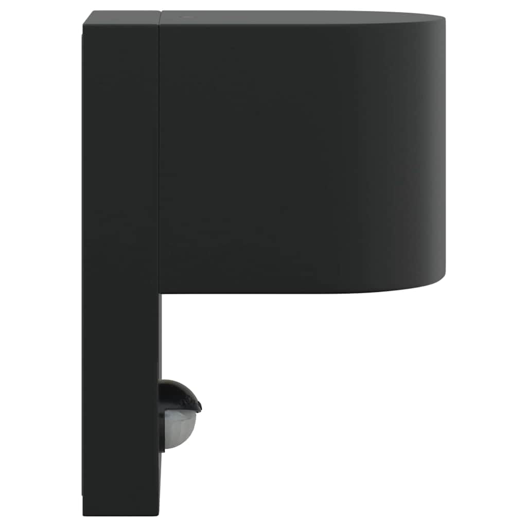 Lampade da Parete Esterne 2 pcs Nero 12 x 7 x 15 cm - homemem39