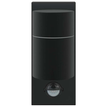 Lampade da Parete Esterne 2 pcs Nero 6.5 x 10.5 x 16 cm - homemem39