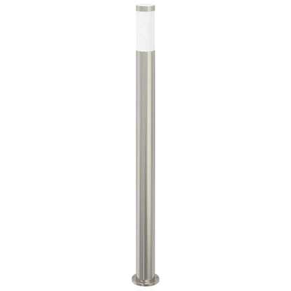Lampada a paletto 110 cm in Acciaio Inox IP44