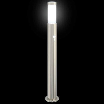 Lampada a paletto con sensore 80 cm Acciaio Inox IP44 | homemem39