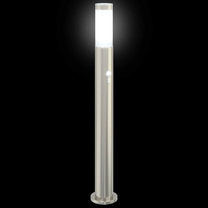 Lampioni a dissuasore con sensore 3 pz 80 cm Acciaio Inox IP44 | homemem39