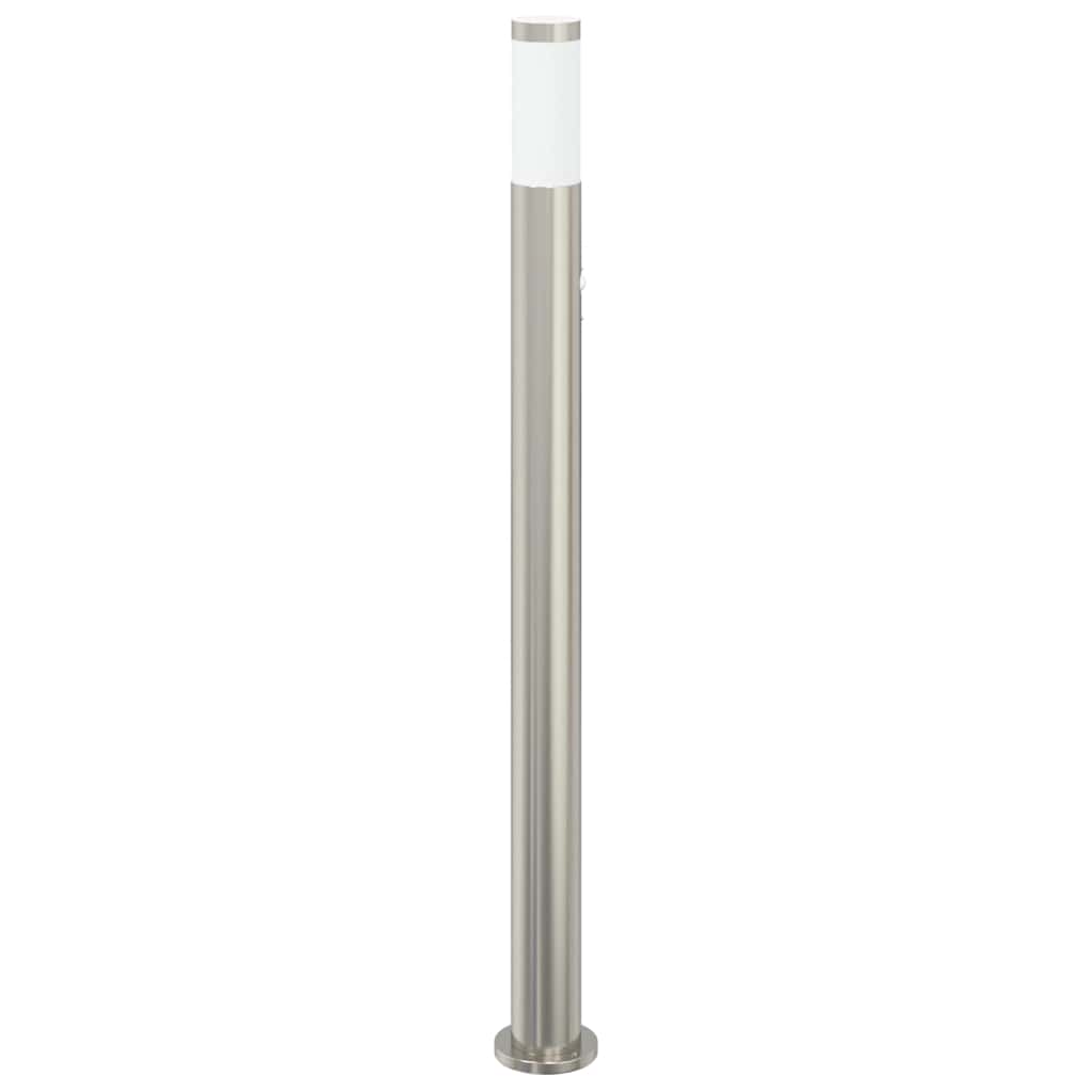 Lampada a paletto con sensore 110 cm Acciaio Inox IP44