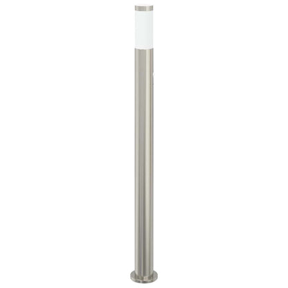 Lampada a paletto con sensore 110 cm Acciaio Inox IP44