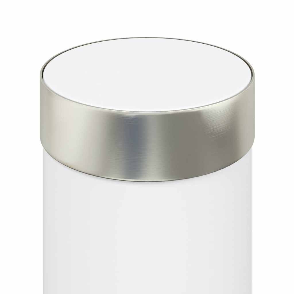 Lampada a paletto con presa elettrica 50 cm Acciaio Inox IP44