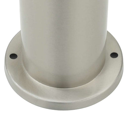Lampada a paletto con presa elettrica 80 cm Acciaio Inox IP44 | homemem39