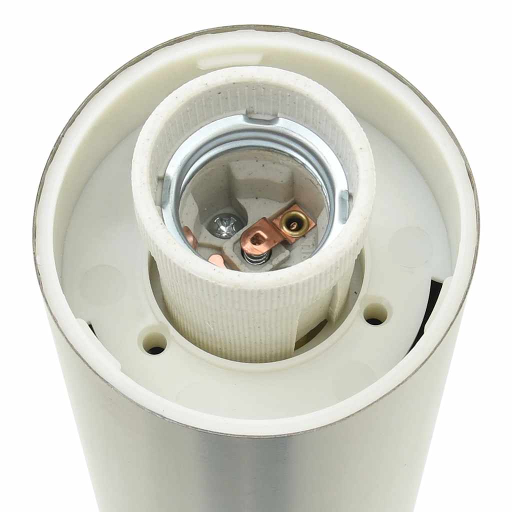 Lampioni a colonnina con presa elettrica 3 pz 110 cm Acciaio Inox IP44 | homemem39