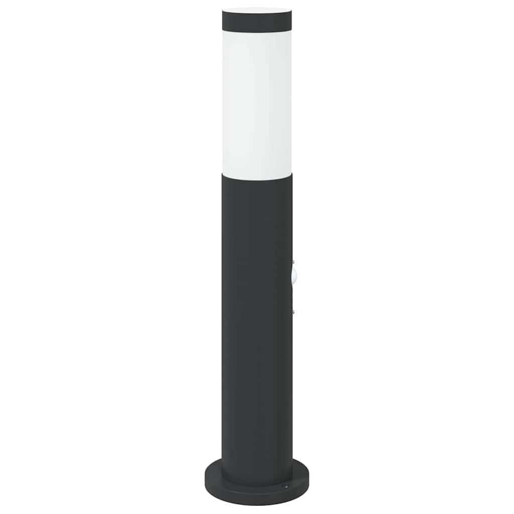 Lampada a paletto con sensore 50 cm Acciaio Inox IP44
