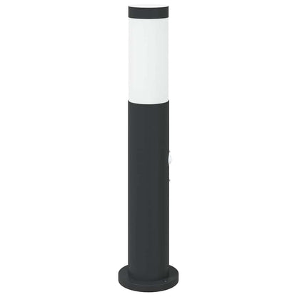Lampada a paletto con sensore 50 cm Acciaio Inox IP44