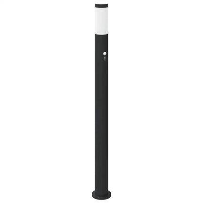 Lampada a paletto con sensore 110 cm Acciaio Inox IP44 | homemem39