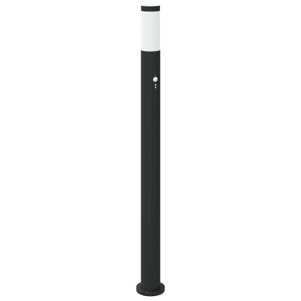 Lampada a paletto con sensore 110 cm Acciaio Inox IP44