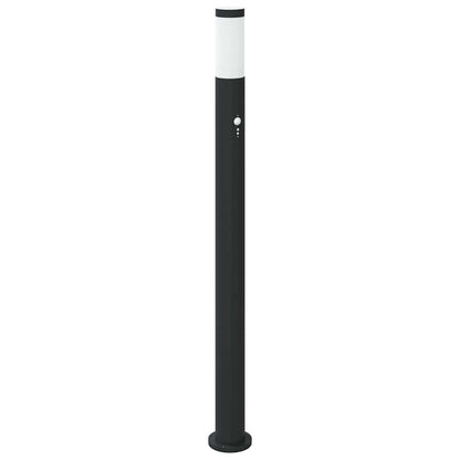 Lampada a paletto con sensore 110 cm Acciaio Inox IP44