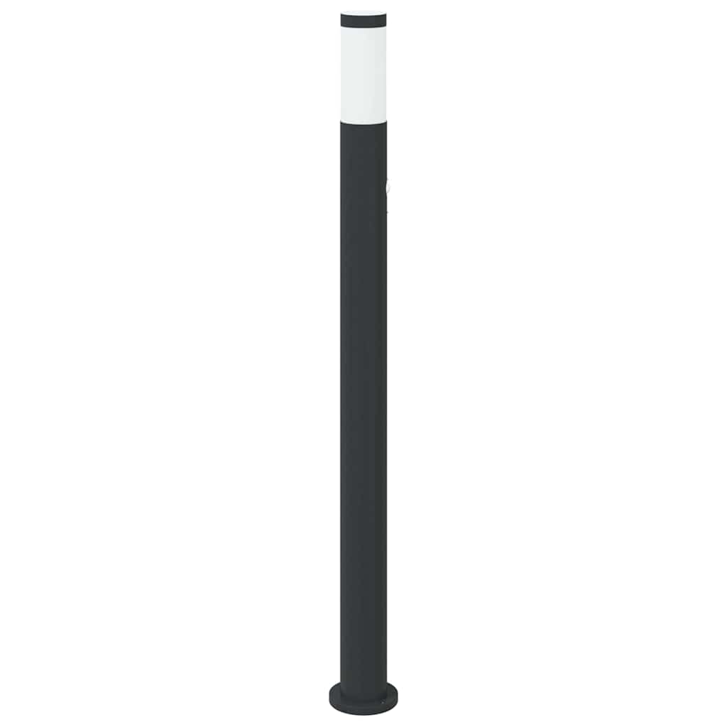 Lampada a paletto con sensore 110 cm Acciaio Inox IP44