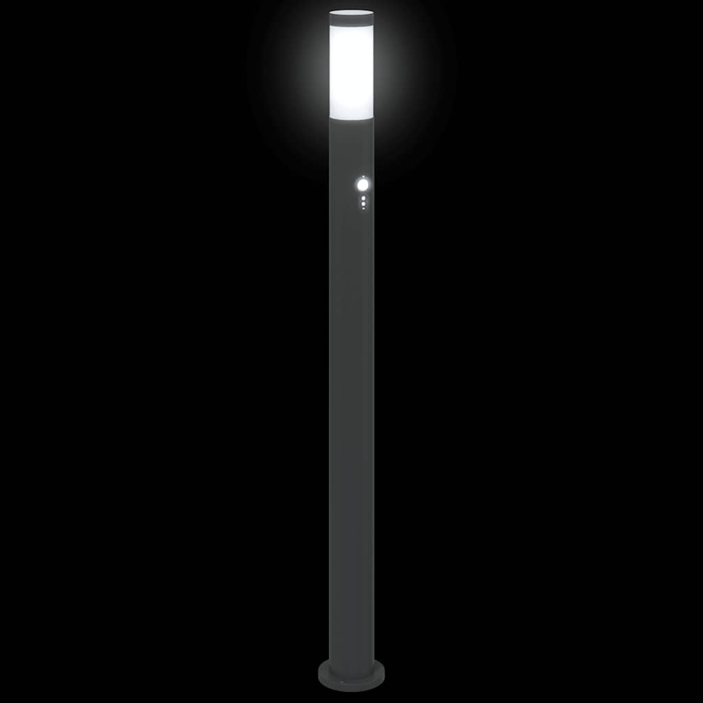 Lampada a paletto con sensore 110 cm Acciaio Inox IP44 | homemem39