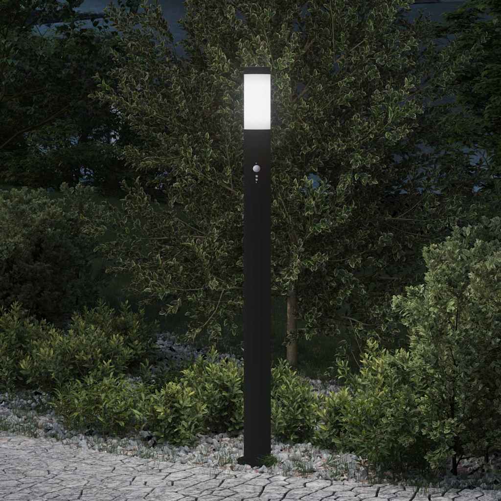 Lampada a paletto con sensore 110 cm Acciaio Inox IP44 | homemem39