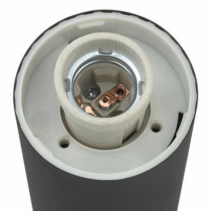 Lampioni a palo con presa elettrica 3 pz 80 cm Acciaio Inox IP44 | homemem39