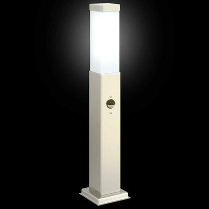 Lampada a paletto con sensore 50 cm Acciaio Inox IP44 | homemem39