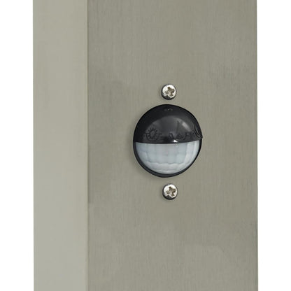 Lampioni a paletto con sensore 3 pz 50 cm Acciaio Inox IP44