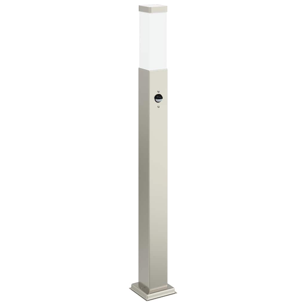 Lampada a paletto con sensore 80 cm Acciaio Inox IP44 | homemem39