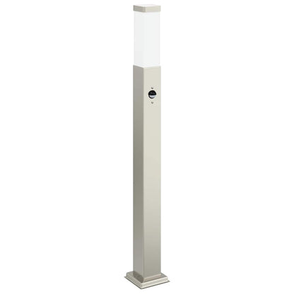 Lampada a paletto con sensore 80 cm Acciaio Inox IP44 | homemem39