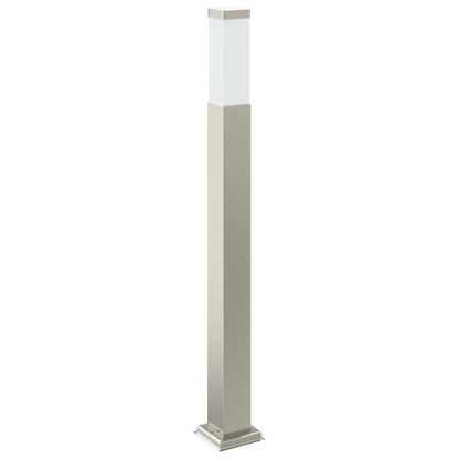 Lampada a paletto con sensore 80 cm Acciaio Inox IP44