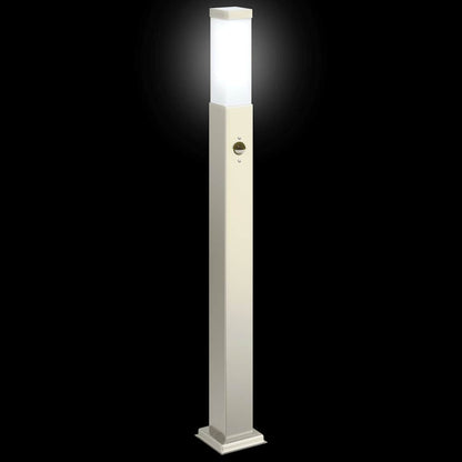 Lampada a paletto con sensore 80 cm Acciaio Inox IP44 | homemem39
