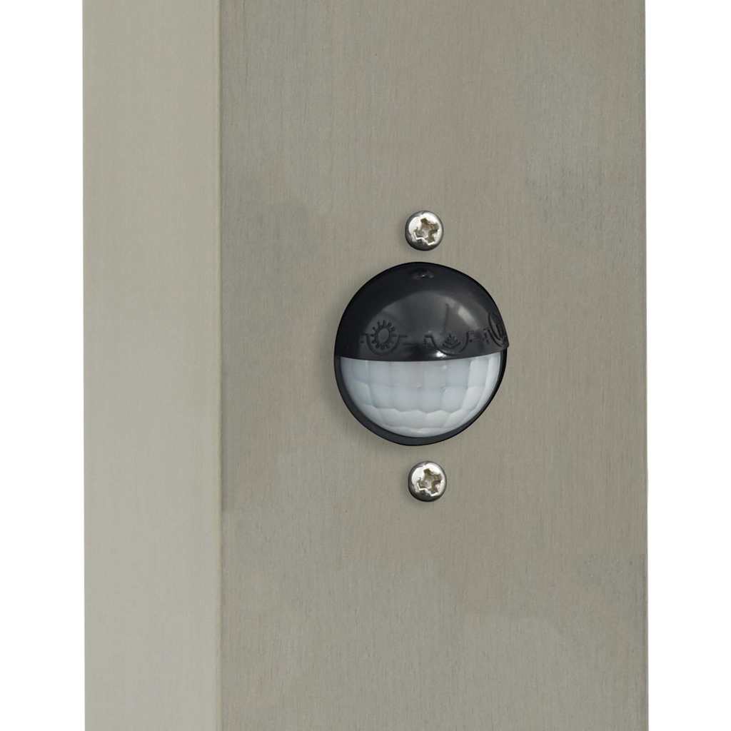 Lampada a paletto con sensore 80 cm Acciaio Inox IP44