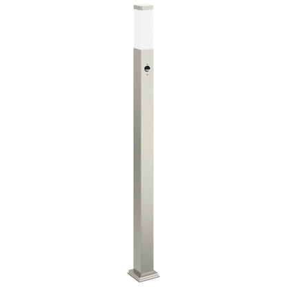 Lampada a paletto con sensore 110 cm Acciaio Inox IP44 | homemem39