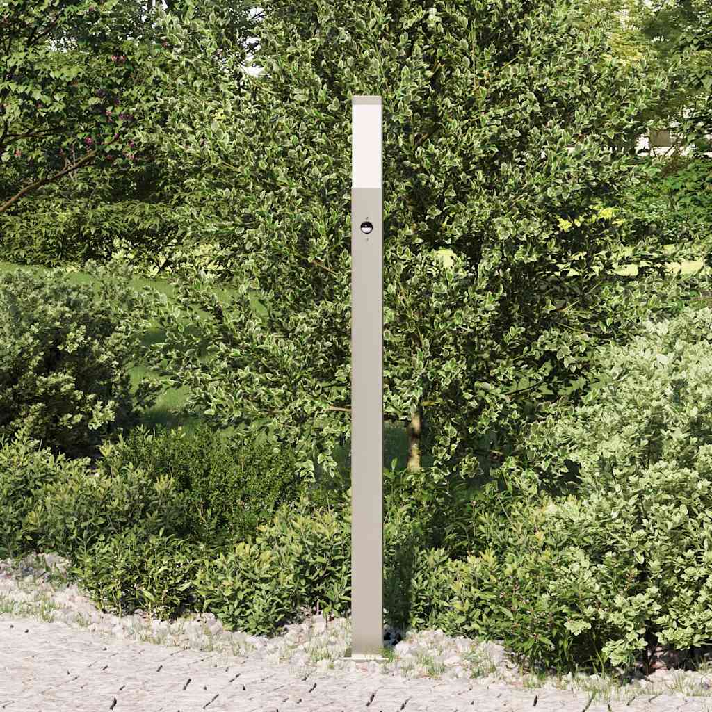 Lampada a paletto con sensore 110 cm Acciaio Inox IP44 | homemem39