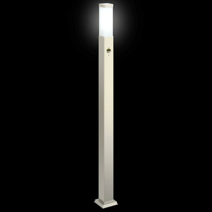 Lampada a paletto con sensore 110 cm Acciaio Inox IP44 | homemem39