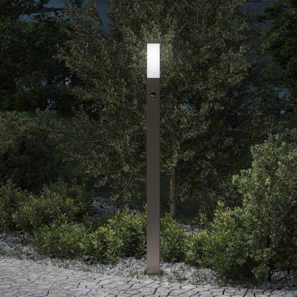 Lampada a paletto con sensore 110 cm Acciaio Inox IP44 | homemem39