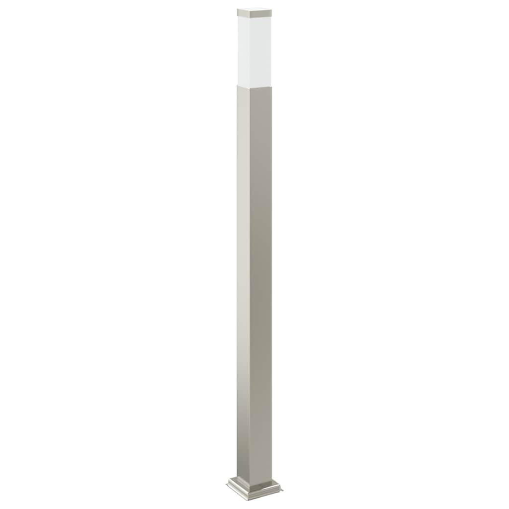 Lampada a paletto con presa elettrica 110 cm Acciaio Inox IP44 | homemem39