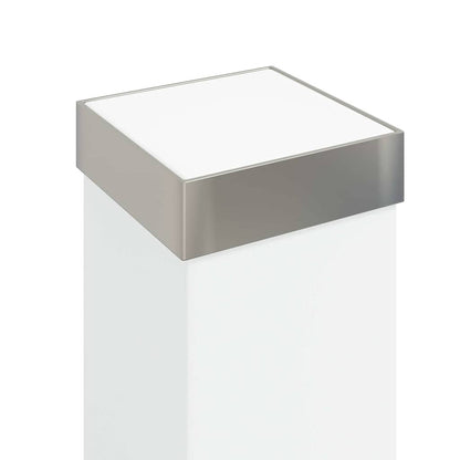 Lampioni a dissuasore con sensore e presa 3 pz 80 cm Acciaio Inox IP44 | homemem39