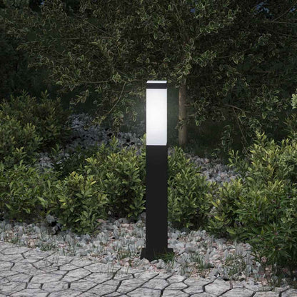 Lampada a paletto 50 cm Nera IP44
