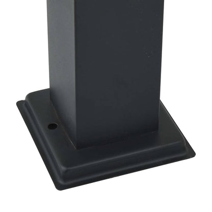 Lampada a paletto 110 cm Nera IP44