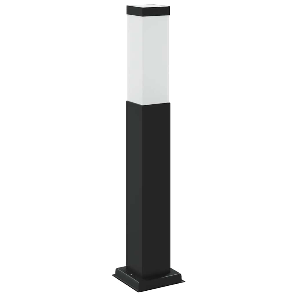 Lampada a paletto con sensore 50 cm Nera IP44 | homemem39