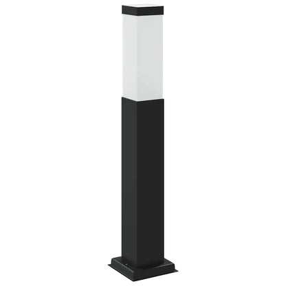 Lampada a paletto con sensore 50 cm Nera IP44 | homemem39