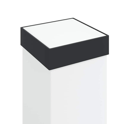 Lampioni a paletto con sensore 3 pz 80 cm neri IP44 | homemem39