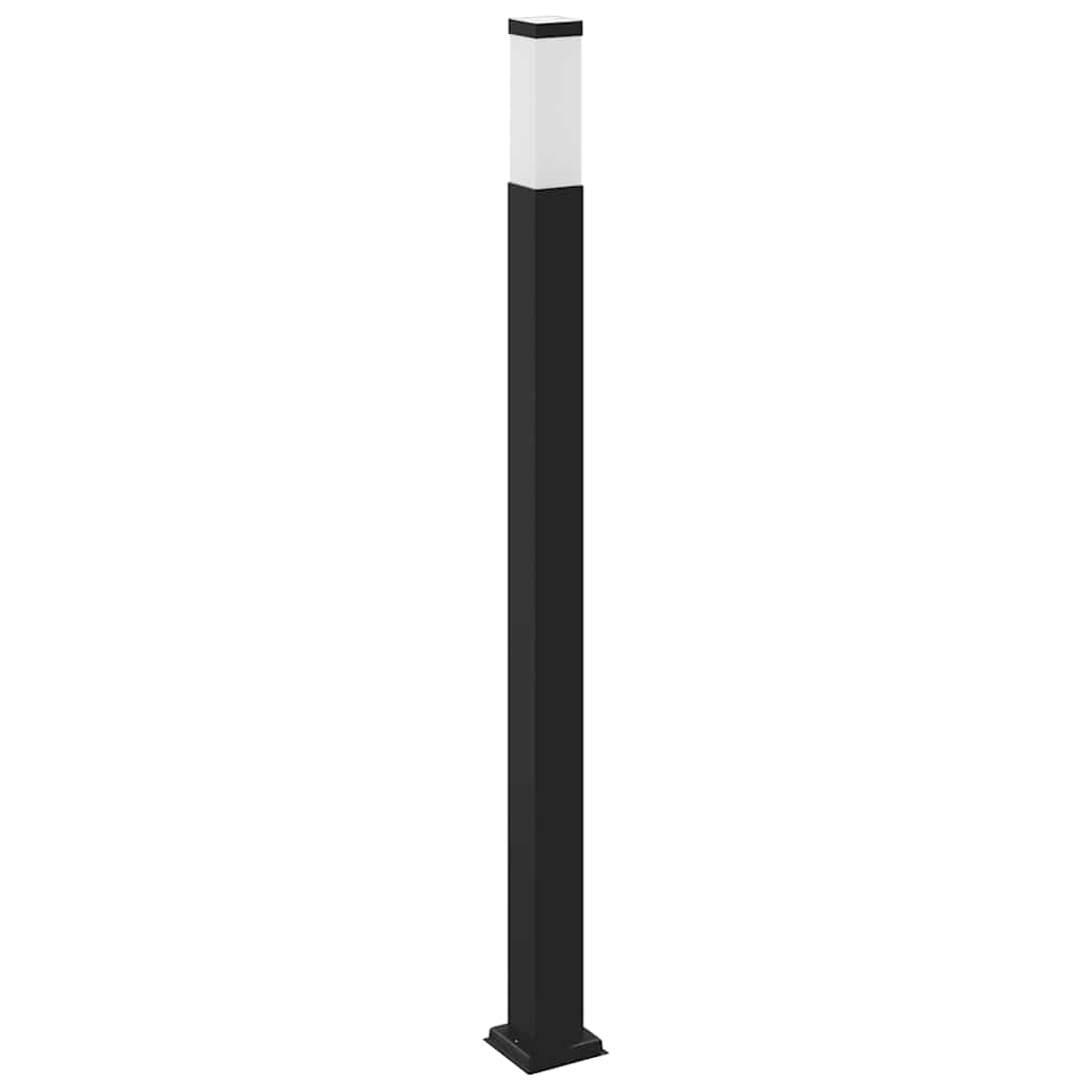 Lampada a paletto con sensore 110 cm Nera IP44 | homemem39