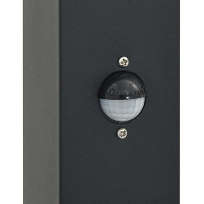 Lampada a paletto con sensore 110 cm Nera IP44 | homemem39