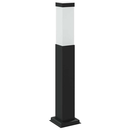 Lampada a paletto con presa elettrica 50 cm Nera IP44 | homemem39
