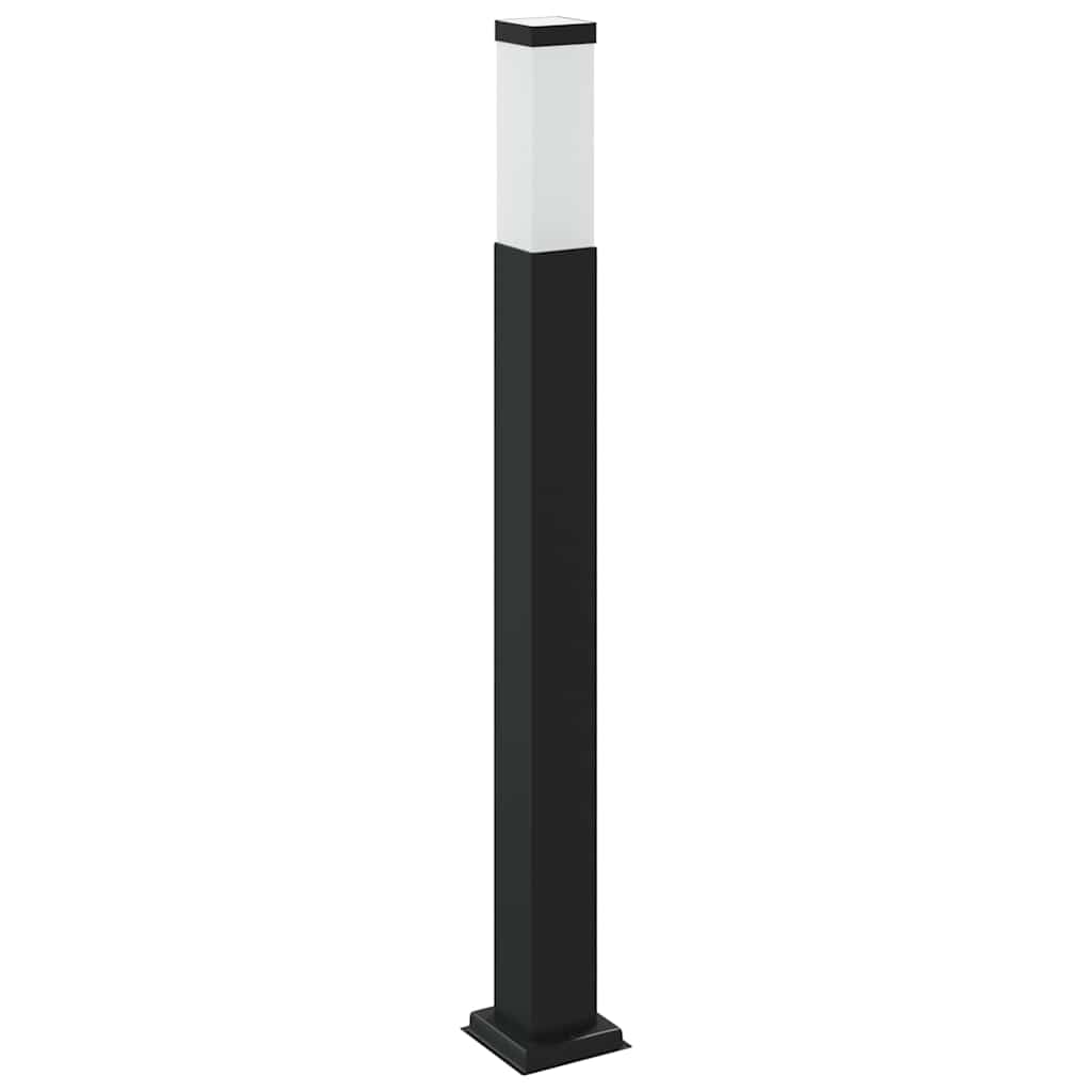Lampada a paletto con presa elettrica 80 cm Nera IP44 | homemem39