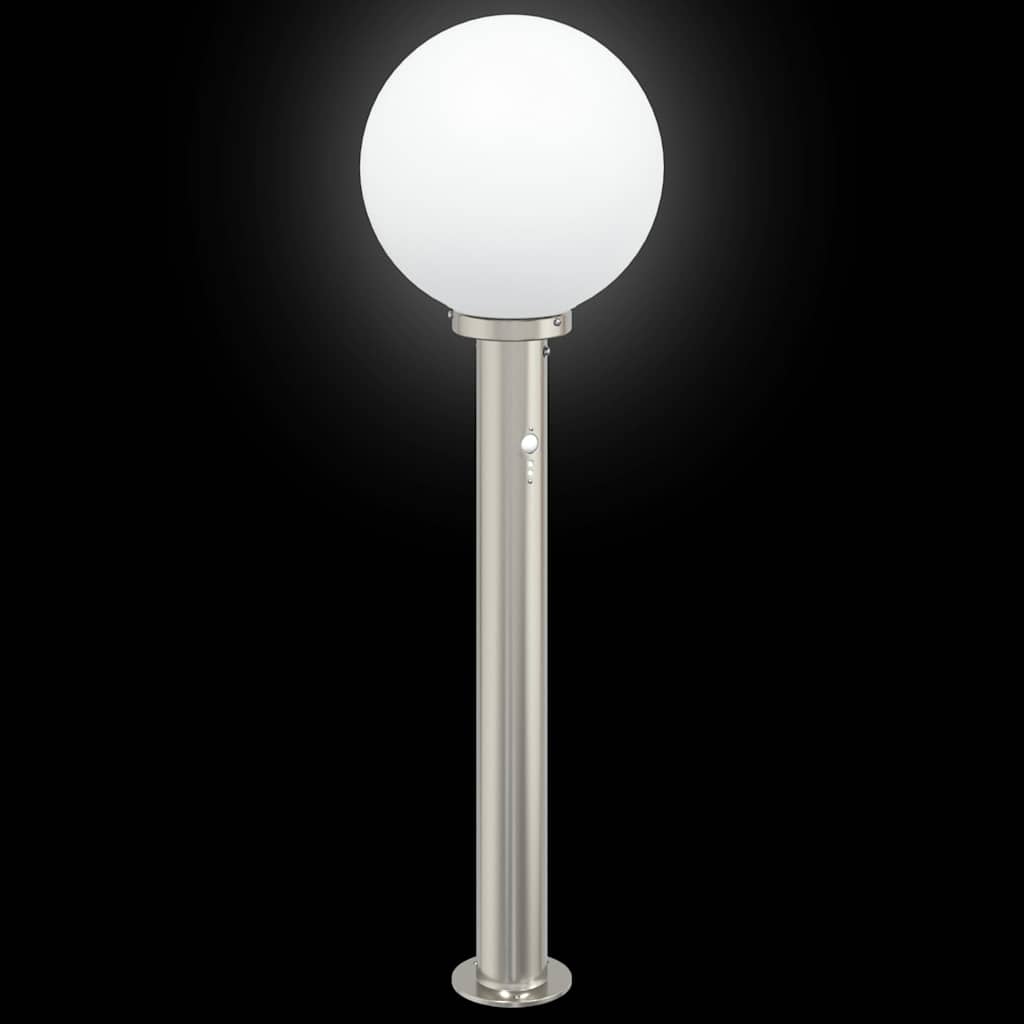 Lampada a paletto con sensore 80 cm Acciaio Inox IP44 | homemem39